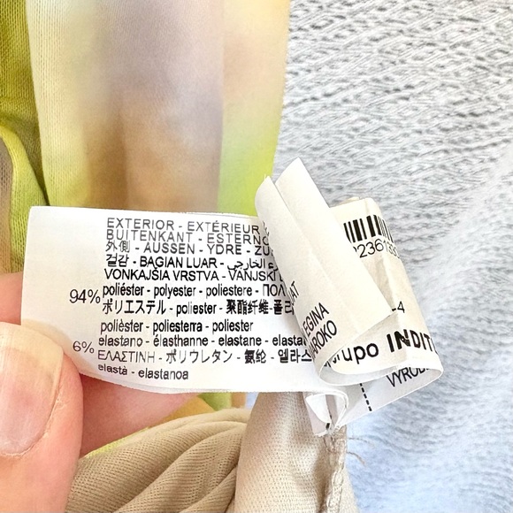 Zara Printed Tulle Midi Halter Dress size S - Picture 9 of 9